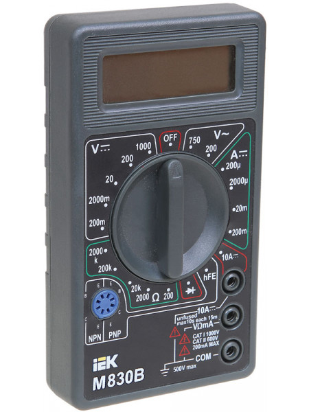 МУЛЬТИМЕТР ИЭК UNIVERSAL М830