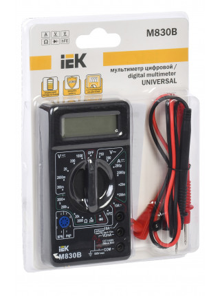 МУЛЬТИМЕТР ИЭК UNIVERSAL М830