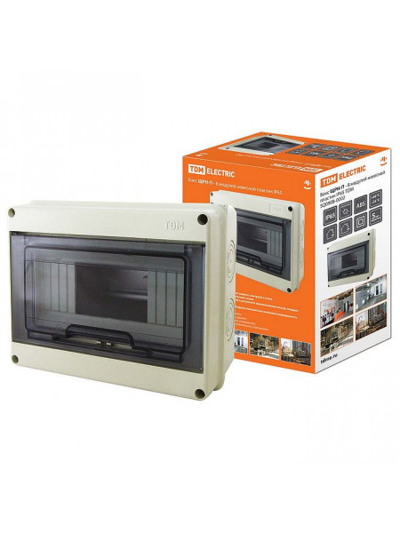 КОРПУС МОДУЛЬНЫЙ ПЛАСТ.ЩРН-П-12 IP65 TDM