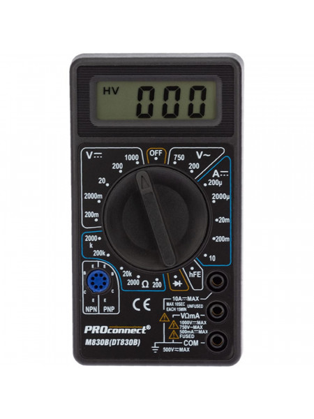 МУЛЬТИМЕТР PROCONNECT M830  13-3011 610926