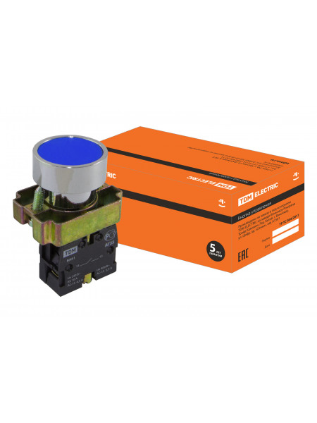 КНОПКА BA61 СИНЯЯ 1З TDM/ИЭК SQ0704-0041