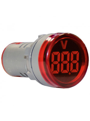 ВОЛЬТМЕТР/ИНДИКАТОР НАПРЯЖЕНИЯ КРАСНЫЙ ЭНЕРГИЯ/EKF AD22-RV 50-500V