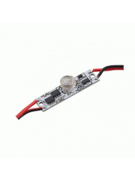 ВЫКЛЮЧАТЕЛЬ В ПРОФИЛЬ APEYRON сенсорный 12мм 12/24V 36/72W IP20 с диммир. (д.профиля 12мм)