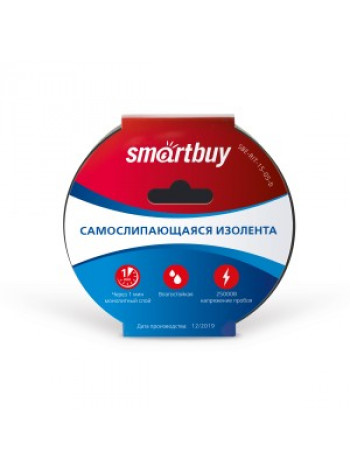 ИЗОЛЕНТА СПЕЦ.SMARTBUY тиленпроп.резина вулканиз. высоковольт. 0,76х15мм, 5 м, черная SBE-RIT-15-05-