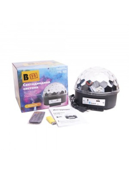 ДИСКО-ПРОЕКТОР B52 "YB-6B" d=18см, MP3/USB/Bluetooth/пультДУ 18W/220V