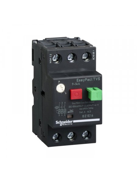 АВТ.ВЫКЛ.ЗАЩИТЫ ДВИГАТЕЛЕЙ Schneider Electric 9-14А GZ1E16