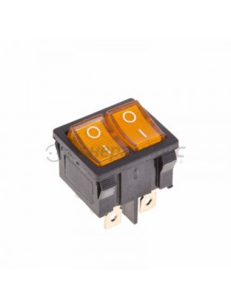 МИКРО ДВОЙНОЙ ЖЕЛТЫЙ С ПОДСВ.6А 25*21 36-2162