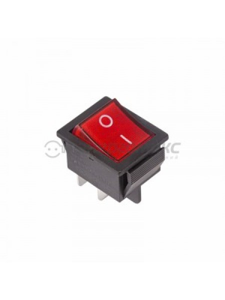 МИКРО ПРЯМОУГ.КРАСНЫЙ С ПОДСВ.35*25 4КОНТ.36-2330
